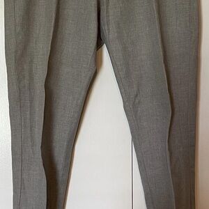 J.Crew Bowery Mens Pants 34x32 Slim Fit Stretch Chinos Gray Cotton Office Preppy